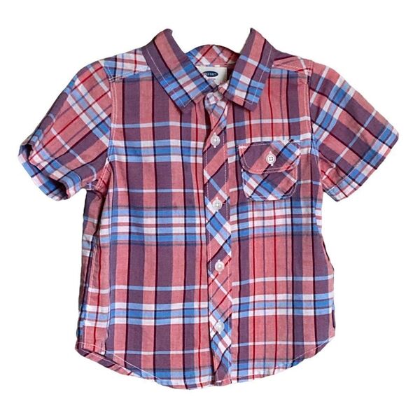 New with tags old navy baby polo plaid 18 to 24 months - Picture 1 of 10